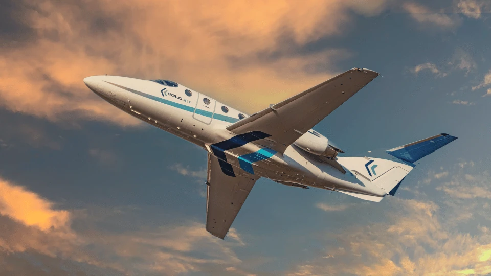 Hawker 400XP em voo